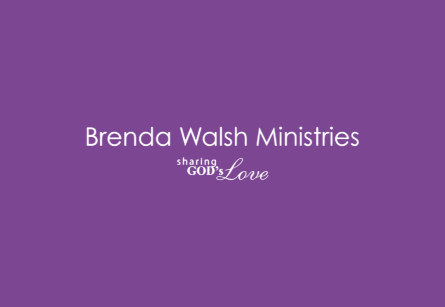 Brenda Walsh Ministries